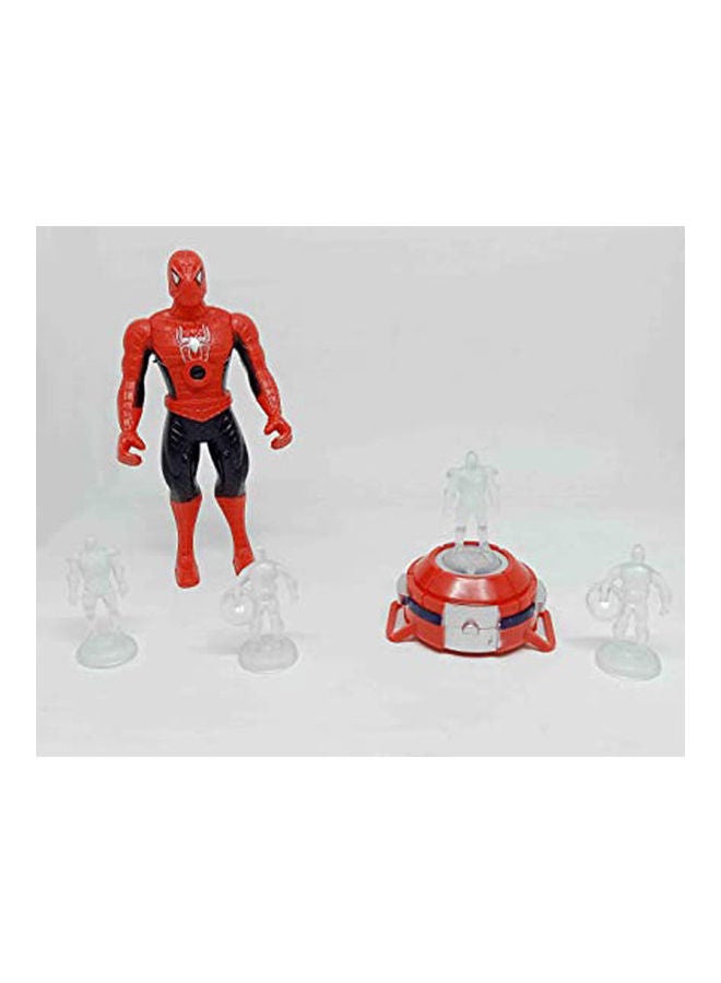Superhero Action Figure With Projector And Luminous Clock And Sound